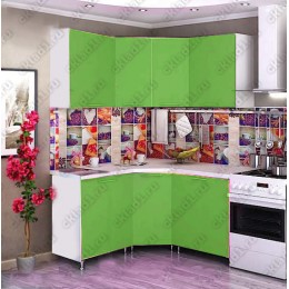 Кухня 1,45м х 1,45м (Зеленая)
